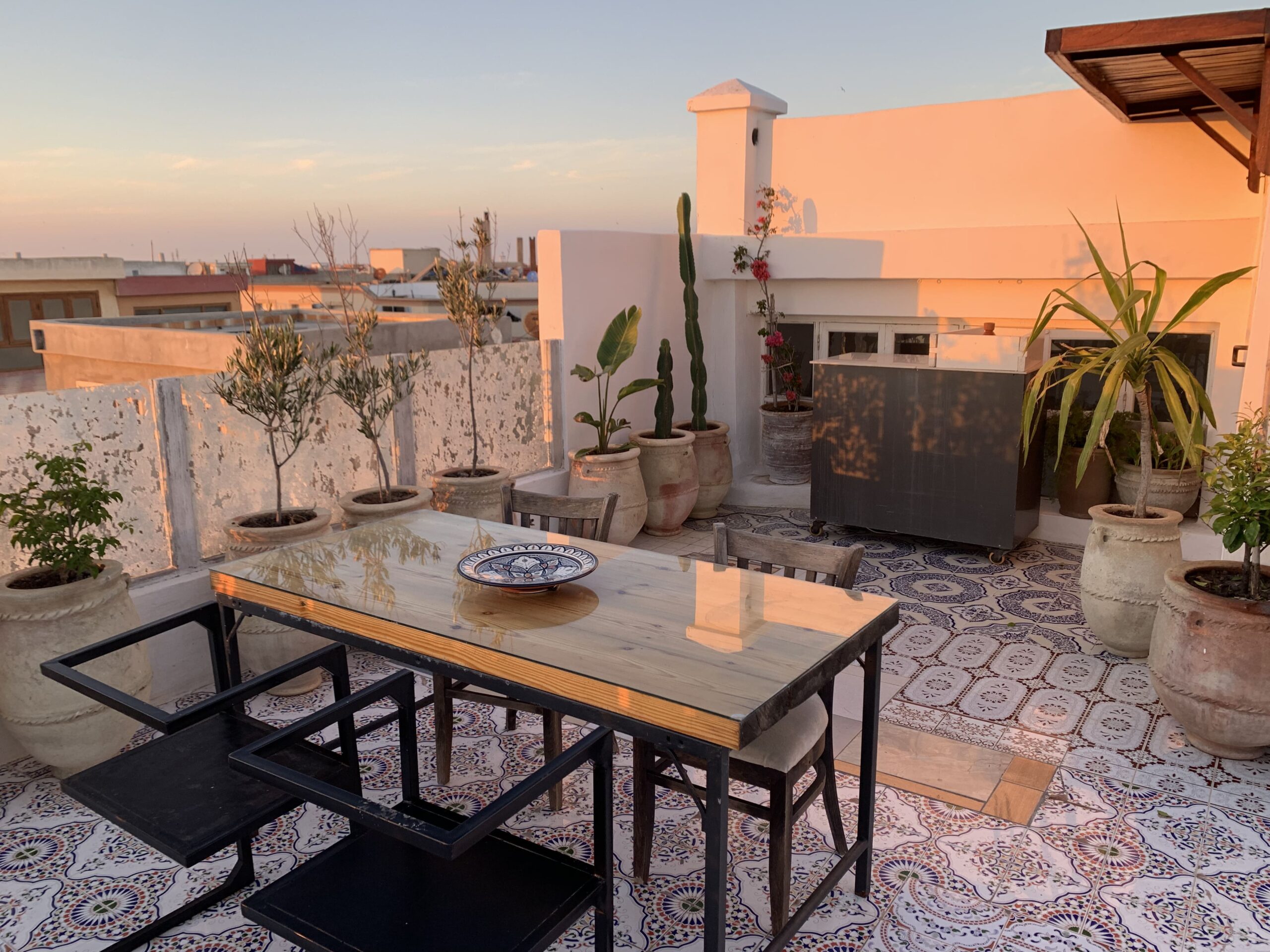 The rooftop Essaouira