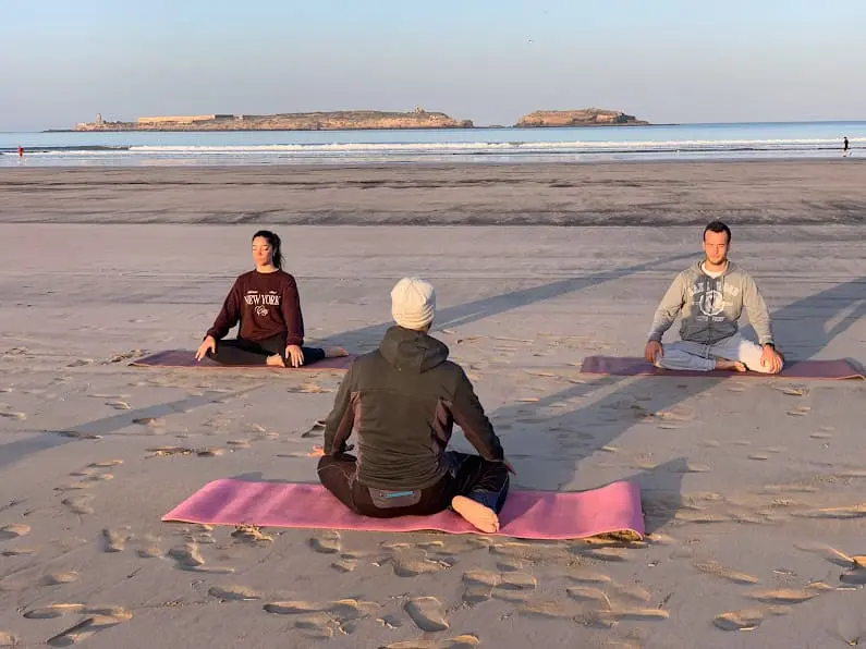 Yoga Essaouira beach